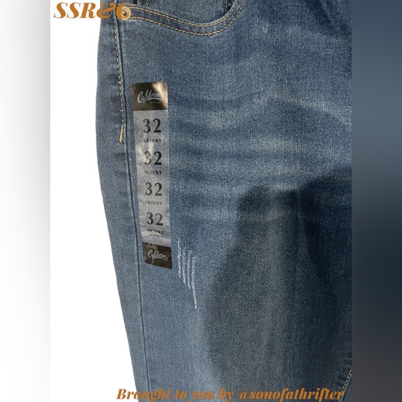 Nwt Men’s California Vintage Med Blue Jeans- Size 32 Waist - Picture 4 of 8